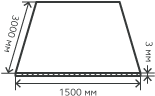 Лист нержавеющий  3х1500х3000 мм.  AISI310S (10Х23Н18) горячекатаный,  матовый